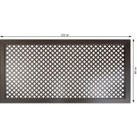 Экран радиатора для радиатора Готико 60x120 см МДФ цвет венге