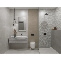 Плитка настенная Azori Cemento 31.5x63 см 1.79 м² матовая цвет серый