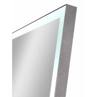Зеркало декоративное Inspire Modal Led прямоугольное 45x175 см цвет графит