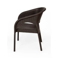 Кресло Rattan Ola Dom 62x58x80.5 см полипропилен цвет коричневый
