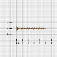 Саморезы по дереву оцинкованные 3.5x51 мм 120 шт.