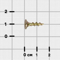 Саморезы по дереву оцинкованные 3.5x16 мм 50 шт.