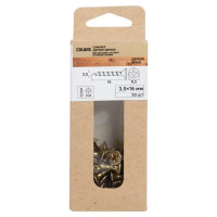 Саморезы по дереву оцинкованные 3.5x16 мм 50 шт.