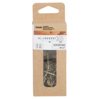 Саморезы по дереву оцинкованные 3.5x25 мм 40 шт.