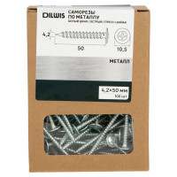 Саморезы по металлу оцинкованные 4.2x50 мм 100 шт.