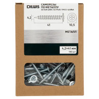 Саморезы по металлу острые оцинкованные 4.2x41 мм 150 шт.