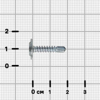 Саморезы по металлу сверло оцинкованные 4.2x19 мм 300 шт.