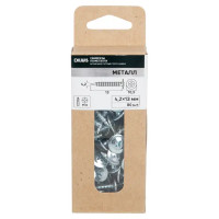 Саморезы по металлу оцинкованные 4.2x13 мм 80 шт.