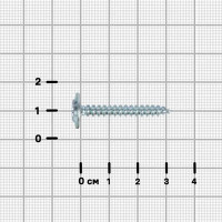 Саморезы по металлу оцинкованные 4.2x32 мм 30 шт.