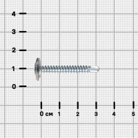 Саморезы по металлу оцинкованные 4.2x32 мм 180 шт.