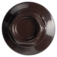 Саморезы кровельные по дереву с буром 4.8x64 мм RAL 8017 50 шт.