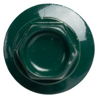 Саморезы кровельные по дереву с буром 4.8x29 мм RAL 6005 100 шт.