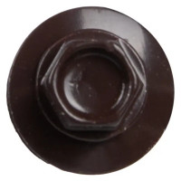 Саморезы по металлу с буром 5.5x38 мм RAL 8017 70 шт.