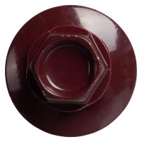 Саморезы по металлу с буром 5.5x19 мм RAL 3005 100 шт.