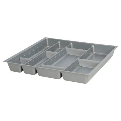 Лоток для столовых приборов Hettich Orga Tray 590IANL470KB600 46.2x7x50.7 см пластик цвет серый