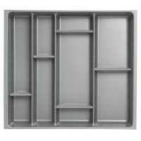 Лоток для столовых приборов Hettich Orga Tray 590IANL470KB600 46.2x7x50.7 см пластик цвет серый