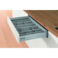 Лоток для столовых приборов Hettich Orga Tray 590IANL470KB600 46.2x7x50.7 см пластик цвет серый