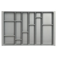 Лоток для столовых приборов Hettich Orga Tray 590IANL470KB800 46.2x7x71.7 см пластик цвет серый