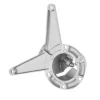 Площадка для опоры регулируемая 60 мм сталь цвет никель нагрузка до 50 кг