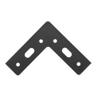 Опора 400x81x81 мм сталь цвет черный нагрузка до 50 кг