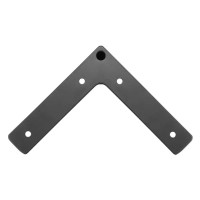 Опора 150x150 мм пластик цвет черный нагрузка до 50 кг