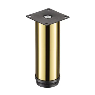 Опора 150x50 мм пластик цвет золото нагрузка до 50 кг