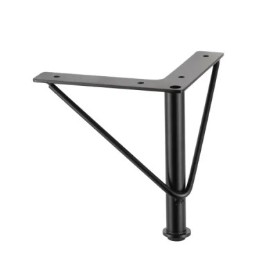 Опора 150x150 мм пластик цвет черный нагрузка до 50 кг