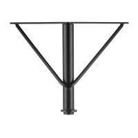 Опора 150x150 мм пластик цвет черный нагрузка до 50 кг