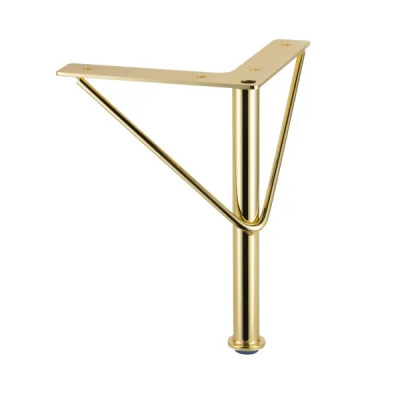 Опора 200x150 мм сталь цвет золото нагрузка до 50 кг