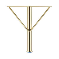 Опора 200x150 мм сталь цвет золото нагрузка до 50 кг