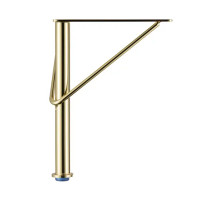 Опора 200x150 мм сталь цвет золото нагрузка до 50 кг