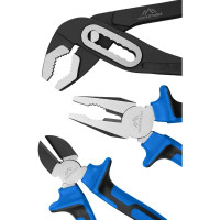 Набор шарнирно-губцевого инструмента Vertextools 4204-160, 3 предмета