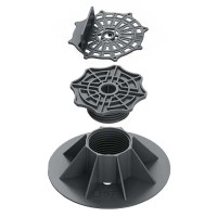 Опора для террасной доски T-Decks Expert 68-98 мм цвет черный