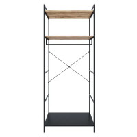 Напольная вешалка 80x200x45 см металл цвет черный