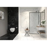 Глазурованный керамогранит Kreaforta Dina 42x42 см 1.587 м² сатинированный цвет черный