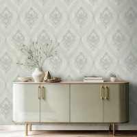 Обои флизелиновые Euro Decor Matilda белые 1.06 м ED7294-00