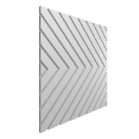 Панель 3D пластиковая Bello-Deco СП 14 500x500 мм 0.25 м² белый