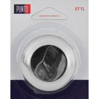 Накладка на цилиндр Punto ET.R.TL54 53.5x53.5 см цвет матовый хром