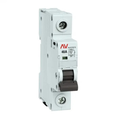 Выключатель нагрузки EKF Averes AV 1P N 40 А C40 6 кА