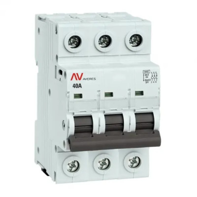 Выключатель нагрузки EKF Averes AV 3P N 40 А C40 6 кА