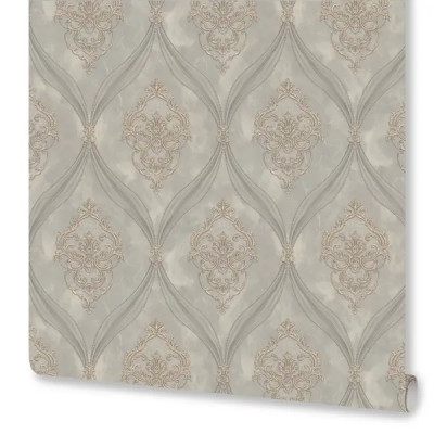 Обои флизелиновые Euro Decor Matilda коричневые 1.06 м ED7294-02
