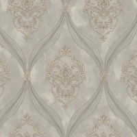 Обои флизелиновые Euro Decor Matilda коричневые 1.06 м ED7294-02