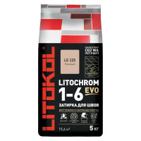 Затирка цементная Litokol Litochrom 1-6 Evo цвет LE 225 бежевый 5 кг