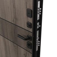 Дверь входная металлическая Брутал 96x205 см правая форест