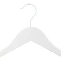 Плечики для одежды Konsensa 44.5 см с покрытием soft touch дерево цвет белый