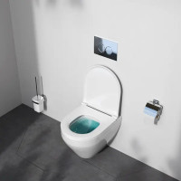 Комплект инсталляция с унитазом AM.PM Jump IS12LM0351.721700 безободковый с микролифтом клавиша цвет белый