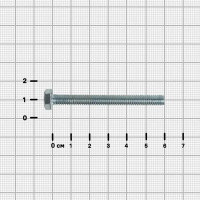 Болт DIN 933 6x60 мм оцинкованный на вес