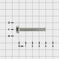 Болт DIN 933 6x40 мм оцинкованный на вес