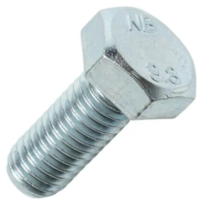 Болт DIN 933 8x20 мм с шестигранной головкой оцинкованный на вес