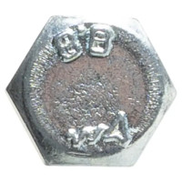 Болт DIN 933 6x20 мм с шестигранный головкой оцинкованный на вес